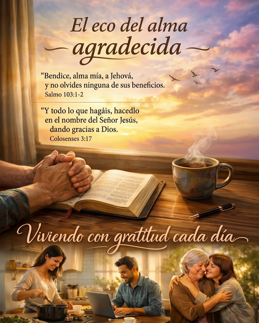 Gratitud en movimiento, cuando la fe se vive en lo cotidiano