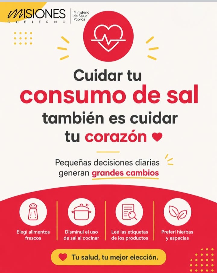 Menos sal, más salud: pequeños cambios que salvan vidas