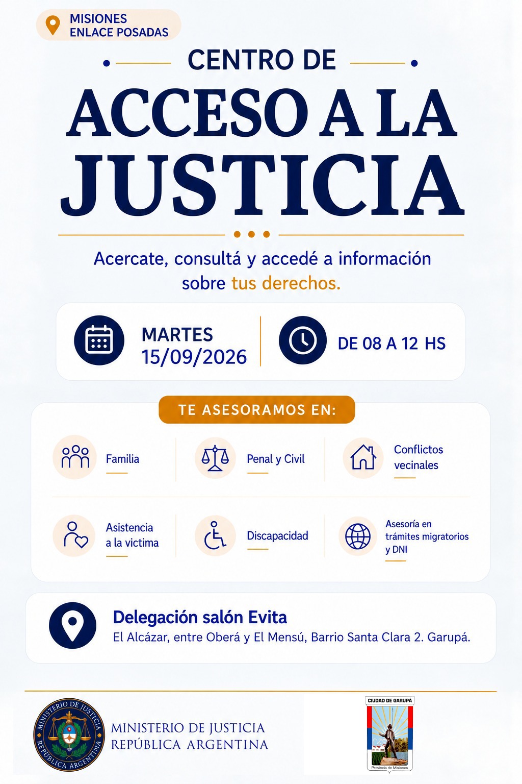 La Justicia se acerca a Garupá