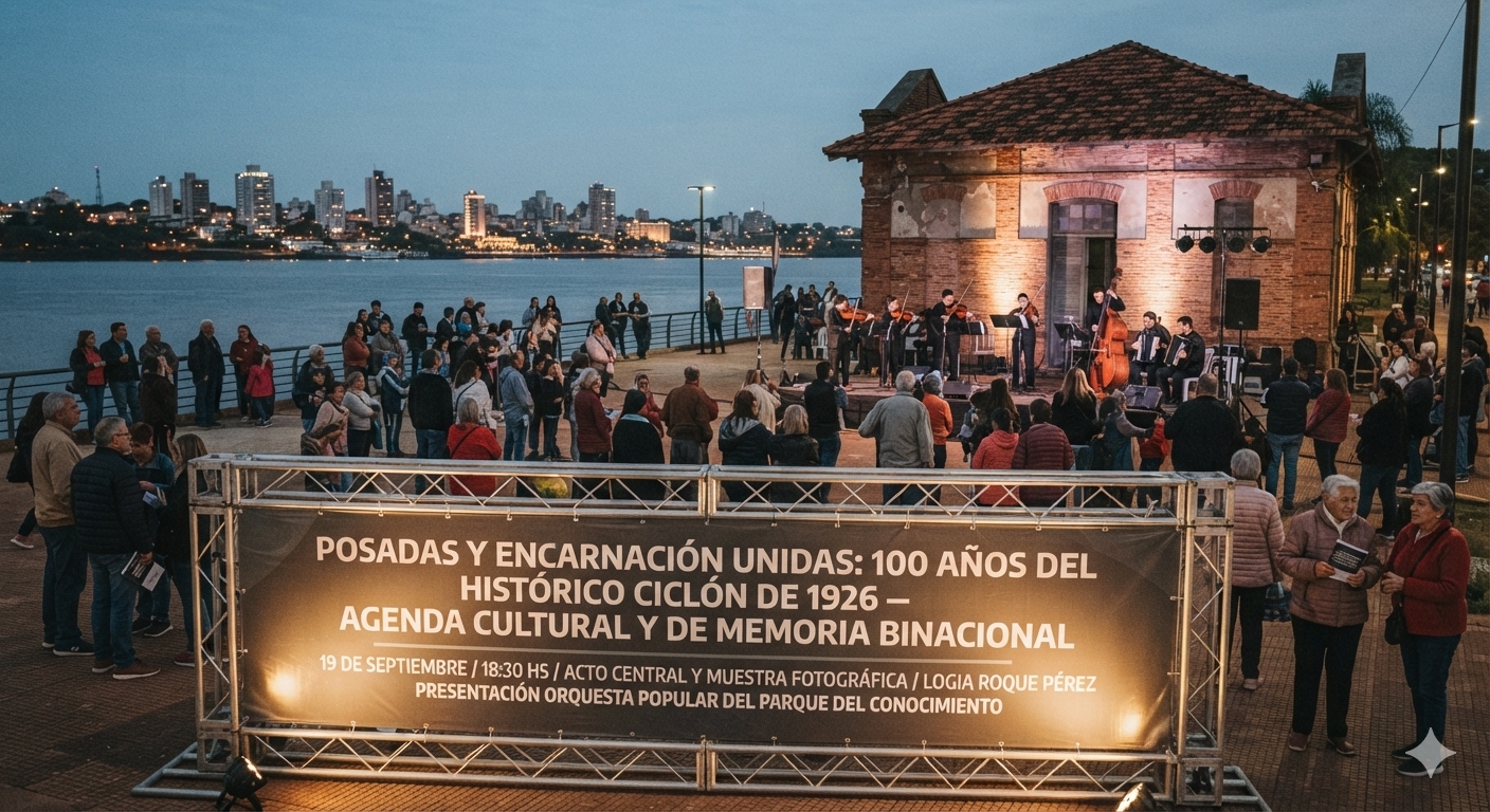Recuerdan los 100 años del  ciclón de Encarnación