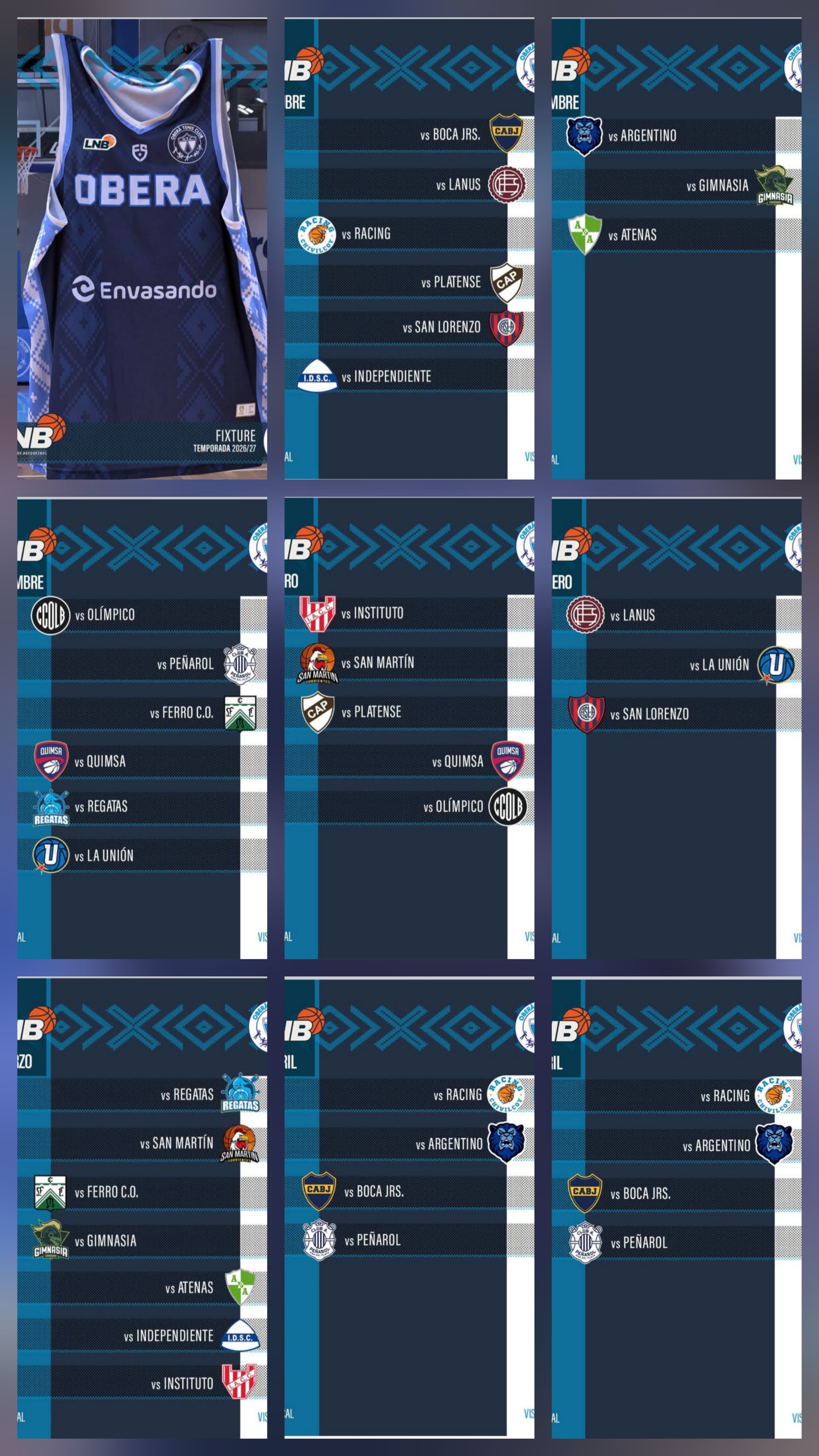 El Celeste ya tiene fixture y sueña en grande