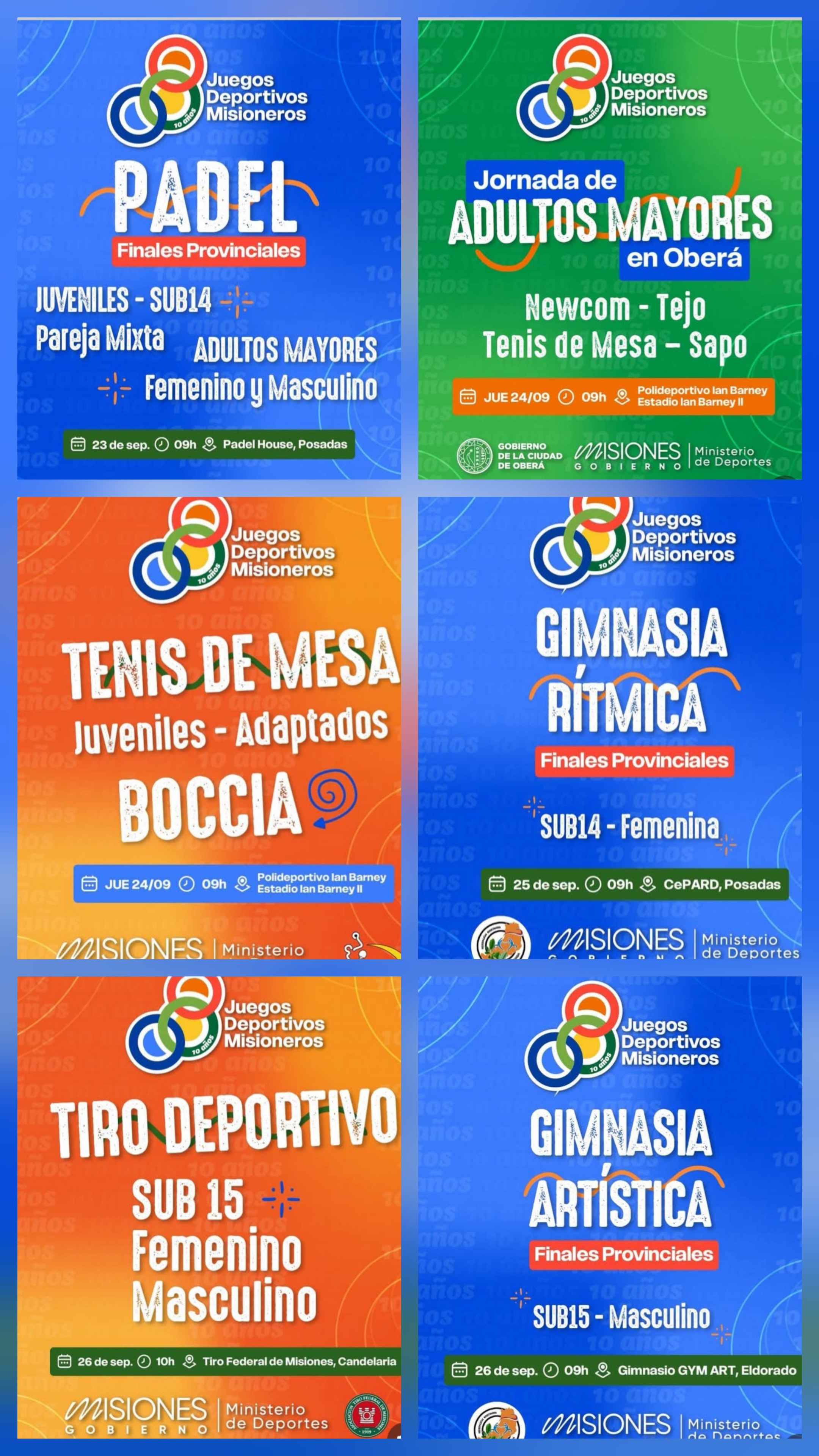 Misiones vibra con la Súper Semana deportiva