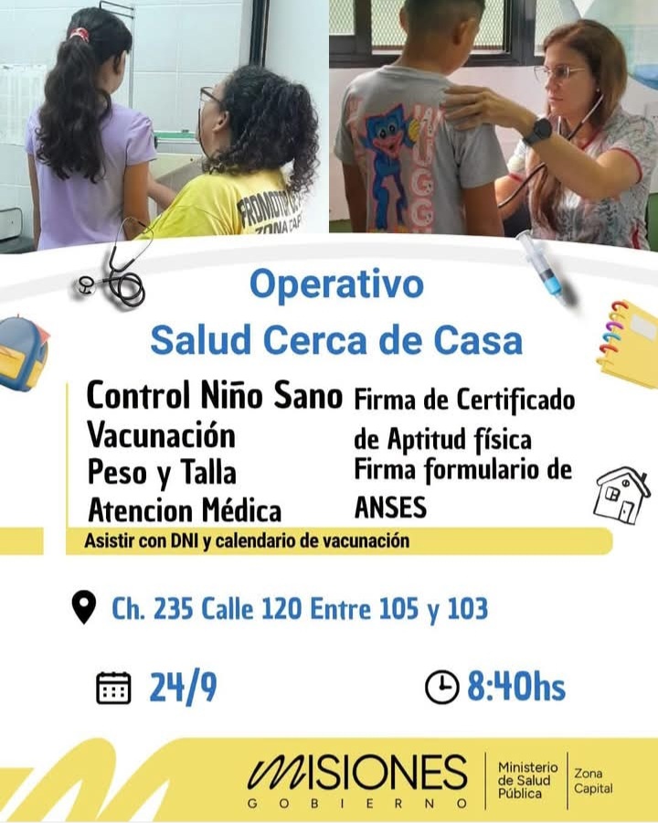 La salud llega a la Chacra 235 con atención integral